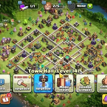 Clash of Clans Accounts High-End LV 138|TH 14 - BH 7|HH 8|Limited Skin|BK 48,AQ 55,GW 44,MP 42,RC 27|BM 13|CN OFF|Protect