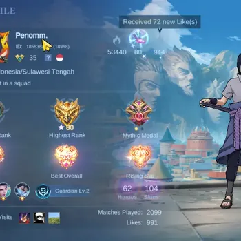 Mobile Legends: Bang Bang Accounts Collector Hero 62|Skin 104|Ex Glory 80|Naruto (Suyou,Kalea),Floryn Sanrio,Fanny