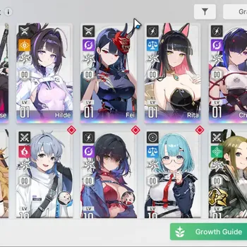 Chaos Zero Nightmare Accounts Global|Lv 55|7 SSR (Rossweisse M3,Hilde,Fei,Rita,Chizuru,Kayron,Orlea, and