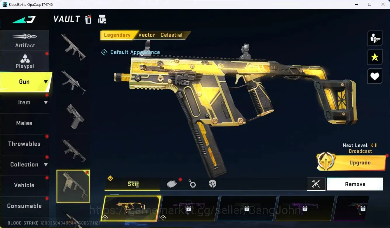Blood Strike Accounts ASIA|Collab Gun MCX - EVA-00|2 Legendary Gun|Colla image 2
