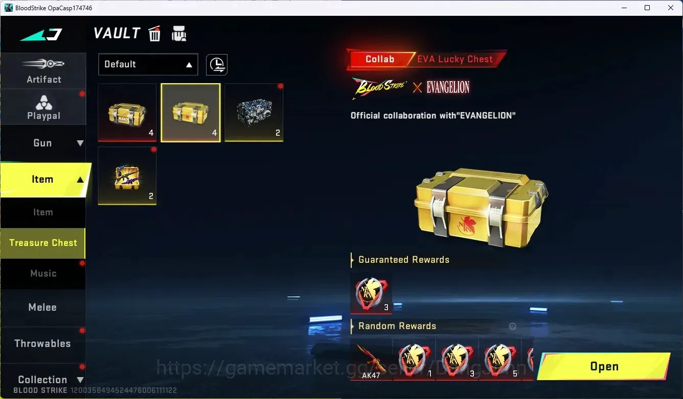 Blood Strike Accounts ASIA|Collab Gun MCX - EVA-00|2 Legendary Gun|Colla image 7
