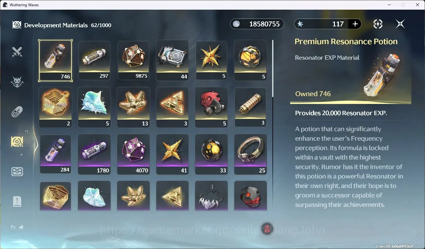Wuthering Waves Accounts EU|UL 49 |Rank 5|1 Char Limited [Lucy RC6 + Sign], image 13