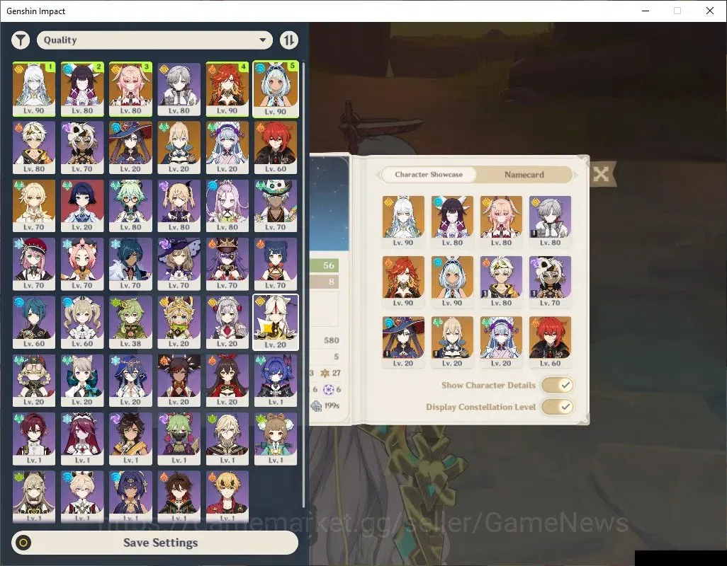 Genshin Impact Accounts ASIA|AR 58|Team Premium Zibai + Mavuika,Mualani|Go image 1