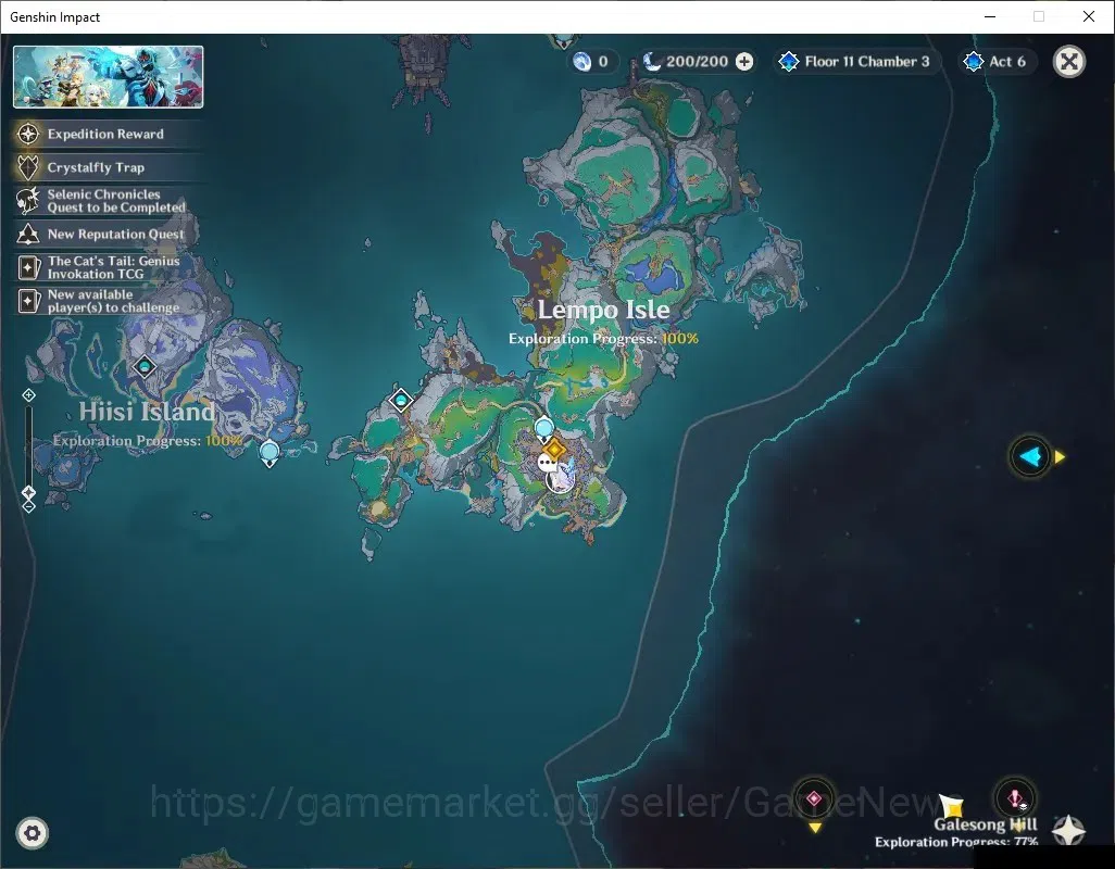 Genshin Impact Accounts ASIA|AR 58|Team Premium Zibai + Mavuika,Mualani|Go image 17