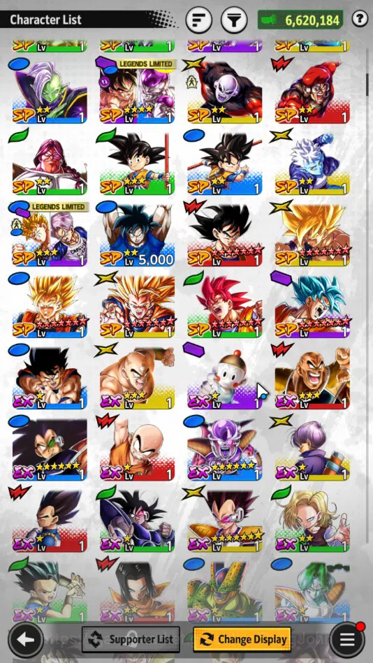 Dragon Ball Legends Accounts Lvl 145 | 6,6 M Total Power | 0CC | 2 Ultra | Trun image 4