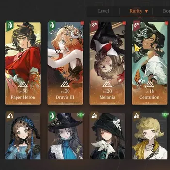 Reverse: 1999 Accounts Midgame Global|Lv 31|12 SSR 4 Limited|Paper Heron|Recoleta P1,Druvis