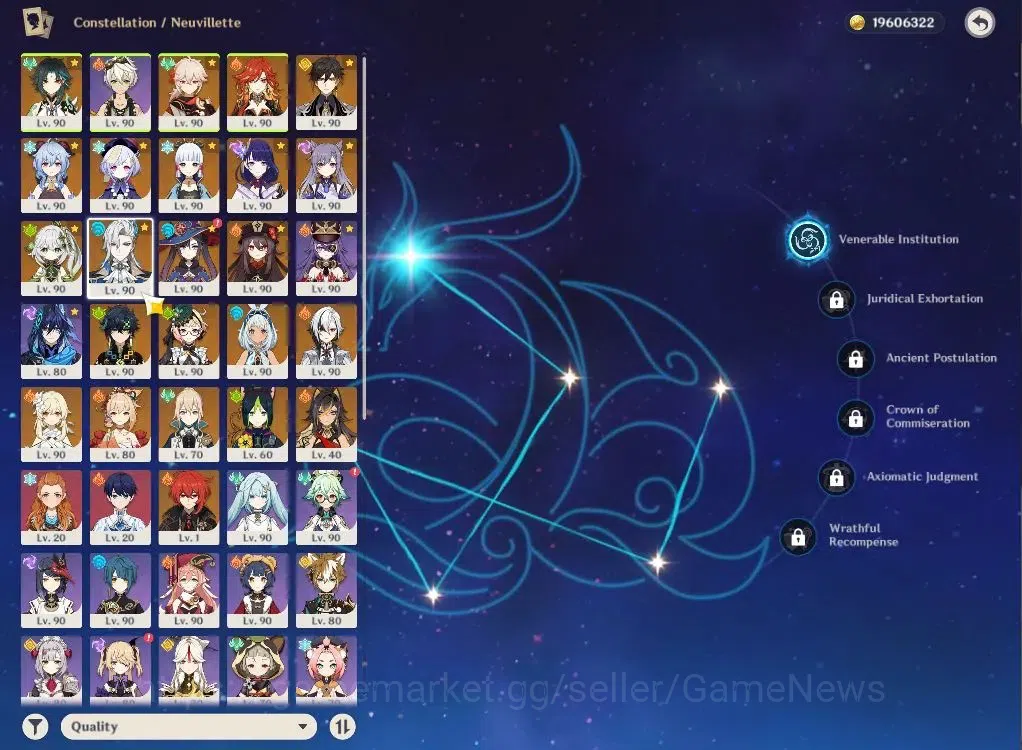 Genshin Impact Accounts ASIA|AR60|15Limited+14(*5WEP)|NeuvilletteC1+sign,M image 7