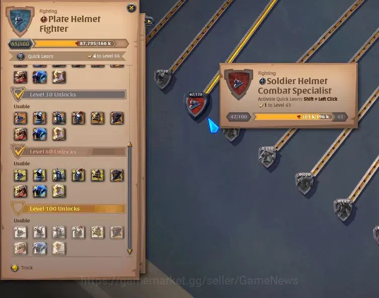Albion Online Accounts ASIA | 2,55M Total Fame - 7M Silver | T8 Ore Miner image 9