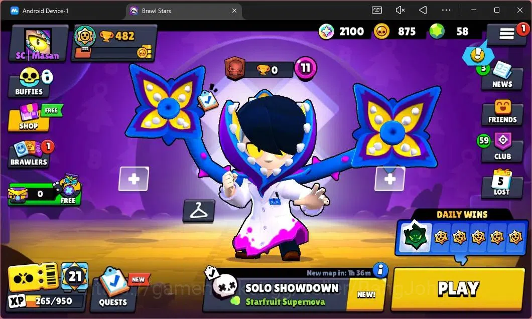 Brawl Stars Accounts Global |482 Thropy|10 Brawler|1 Max Hypercharge(El image 1