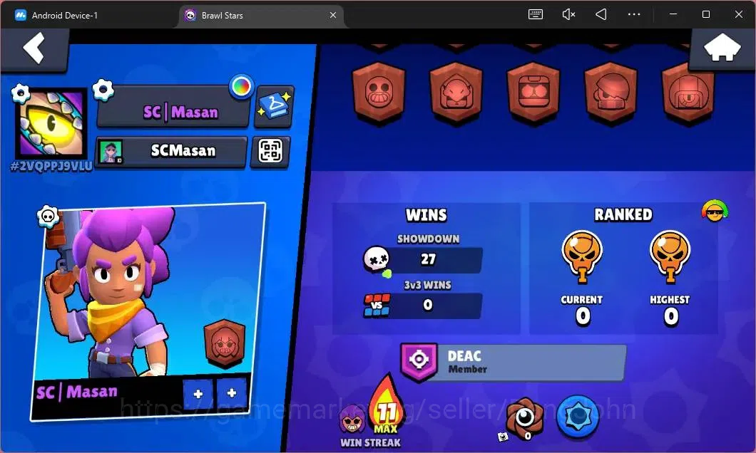 Brawl Stars Accounts Global |482 Thropy|10 Brawler|1 Max Hypercharge(El image 3