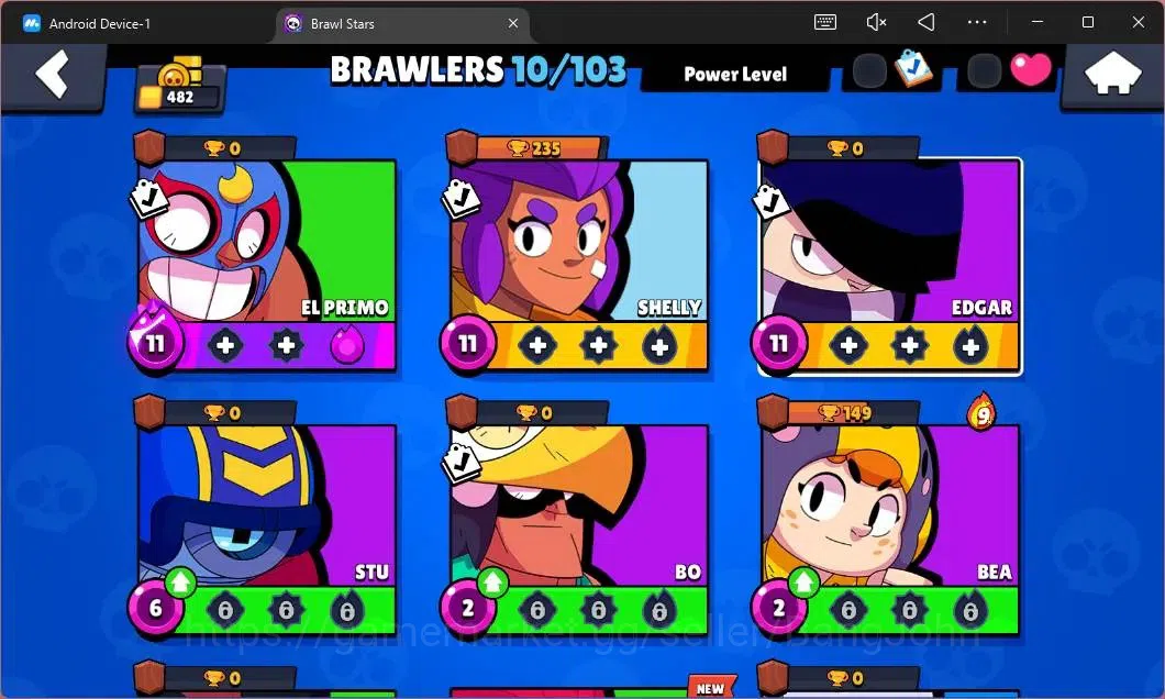 Brawl Stars Accounts Global |482 Thropy|10 Brawler|1 Max Hypercharge(El image 5