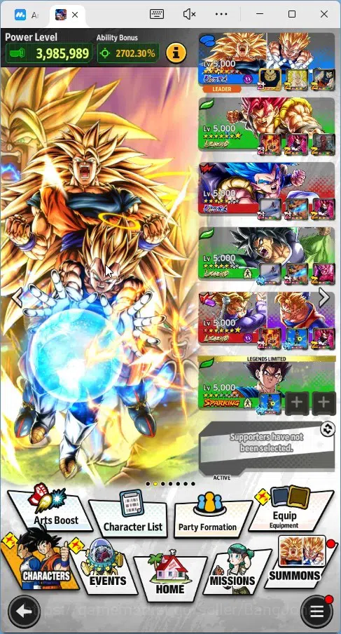 Dragon Ball Legends Accounts High-End Android | Lvl 151|Ready PVP|13.7M Total Power|965 CC|3 LR|5 UL|LR Trunks&Gohan Etc|UL 17
