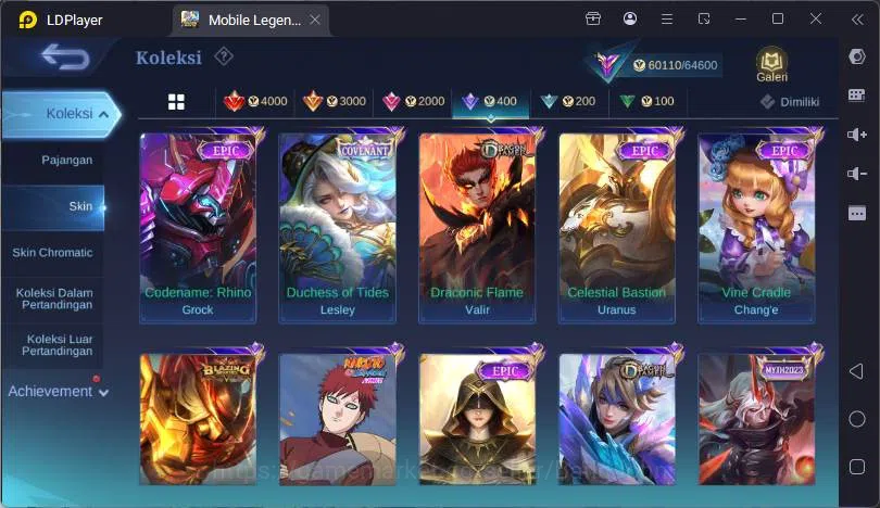 Mobile Legends: Bang Bang Accounts GLOBAL|Hero 132|Skin 253|Kof Aurora,Prime Beatrix, image 10