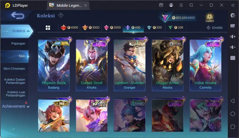 Mobile Legends: Bang Bang Accounts GLOBAL|Hero 132|Skin 253|Kof Aurora,Prime Beatrix, image 12