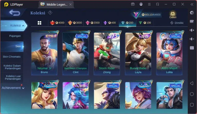 Mobile Legends: Bang Bang Accounts GLOBAL|Hero 132|Skin 253|Kof Aurora,Prime Beatrix, image 15
