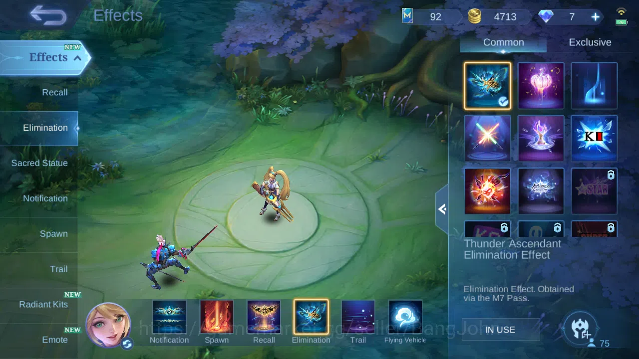 Mobile Legends: Bang Bang Accounts Others Hero 75 | skin 107 | kof karina | kof guinevere | epic gatotkaca | spongebob 7