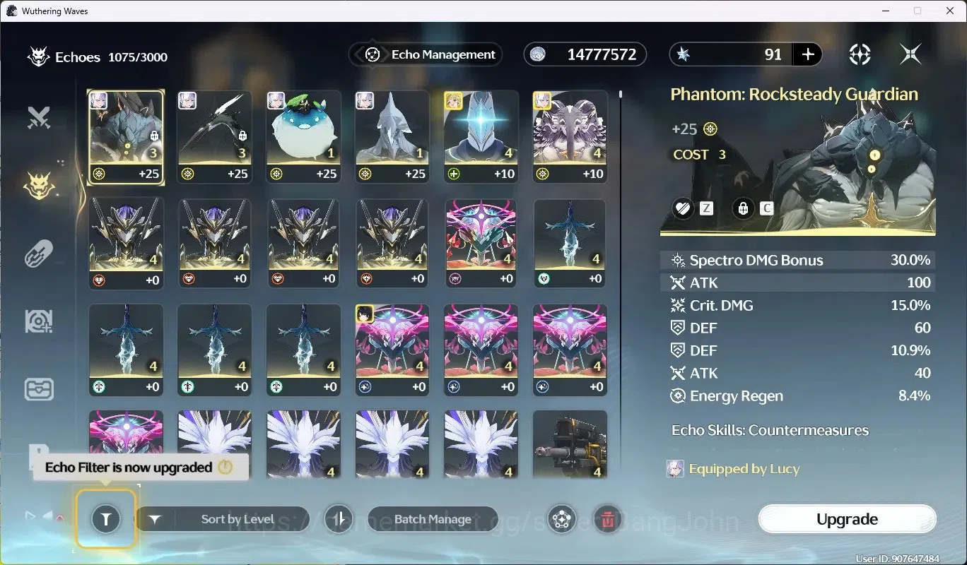 Wuthering Waves Accounts SEA|UL48 | Rank 5 |2 Char Limited [Lucy R4 + Sign, image 10