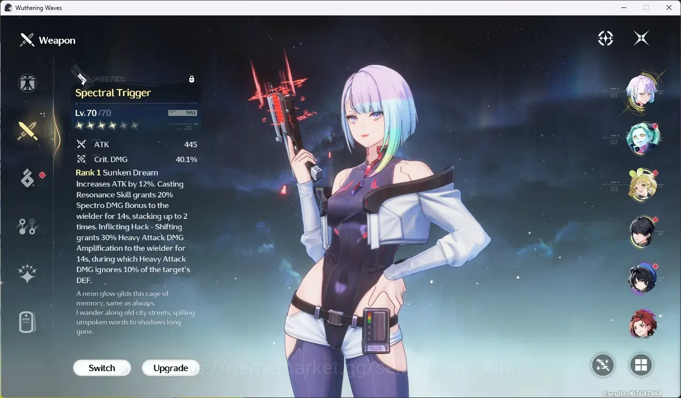 Wuthering Waves Accounts SEA|UL48 | Rank 5 |2 Char Limited [Lucy R4 + Sign, image 4