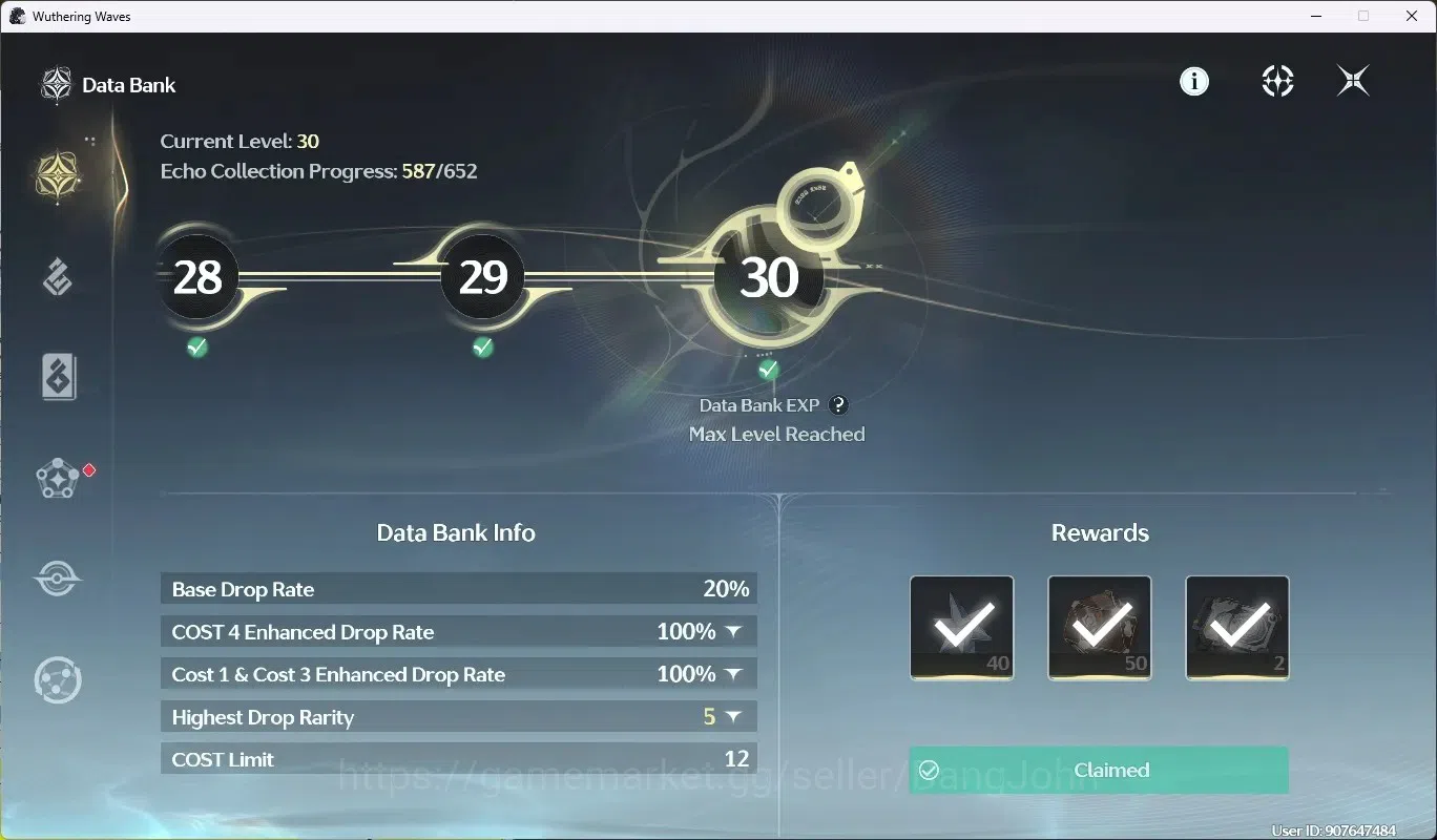 Wuthering Waves Accounts SEA|UL48 | Rank 5 |2 Char Limited [Lucy R4 + Sign, image 7