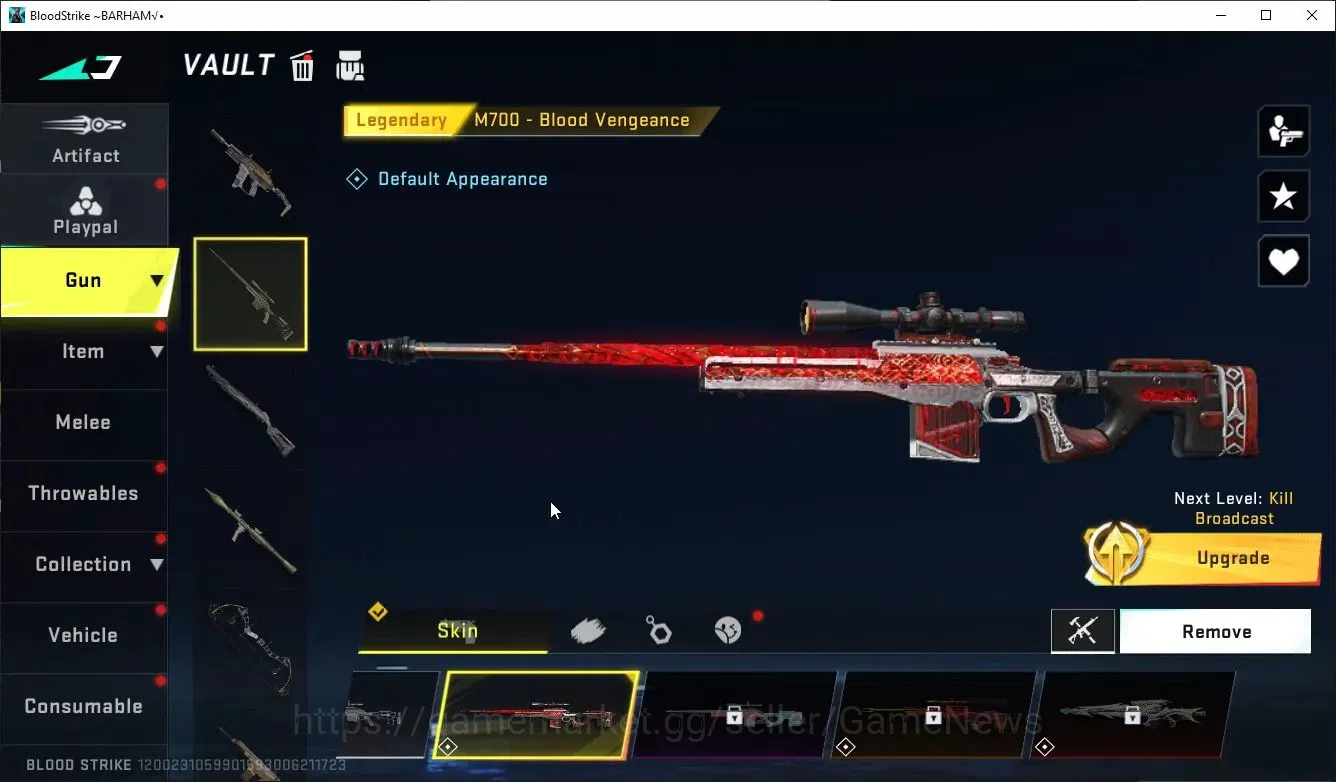 Blood Strike Accounts ASIA|1 ULTRA Gun SKS-Elysium | Legendary M700-Bloo image 4