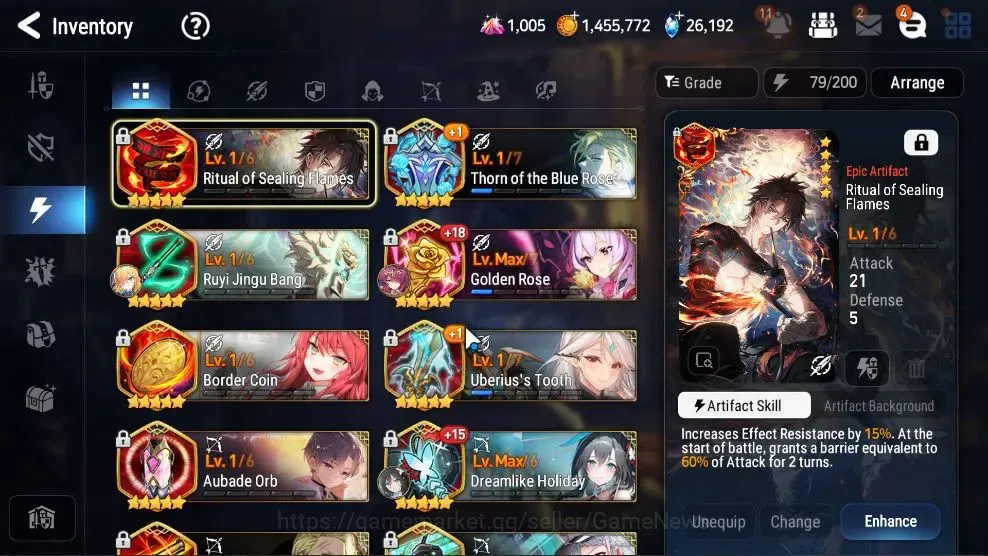 Epic Seven Accounts High-End GLOBAL UnVerif|22 ML(Schol Nurse Yulha,RnL,LOTScales,BArunka,Etc)+PByblis,Ab 19