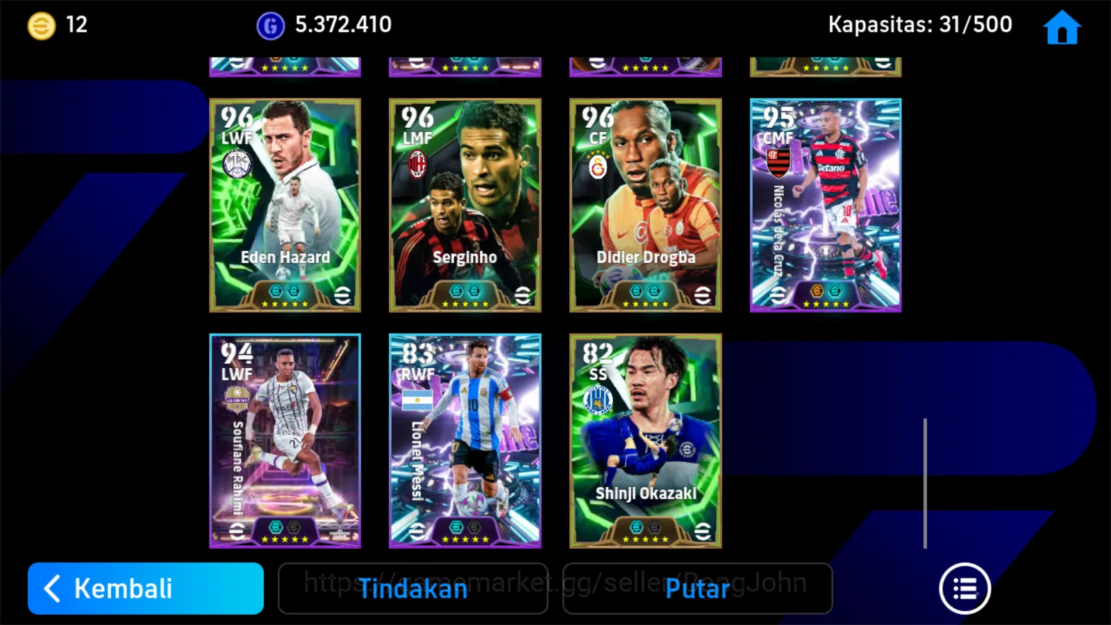 eFootball Accounts Power 3220 | carlos epic,kak epic, zola epic, mess image 7