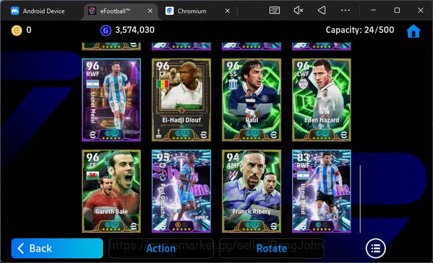 eFootball Accounts Ansroid|PW 3211|NeymarJr MSN Bigtime,Pepe + Romari image 2