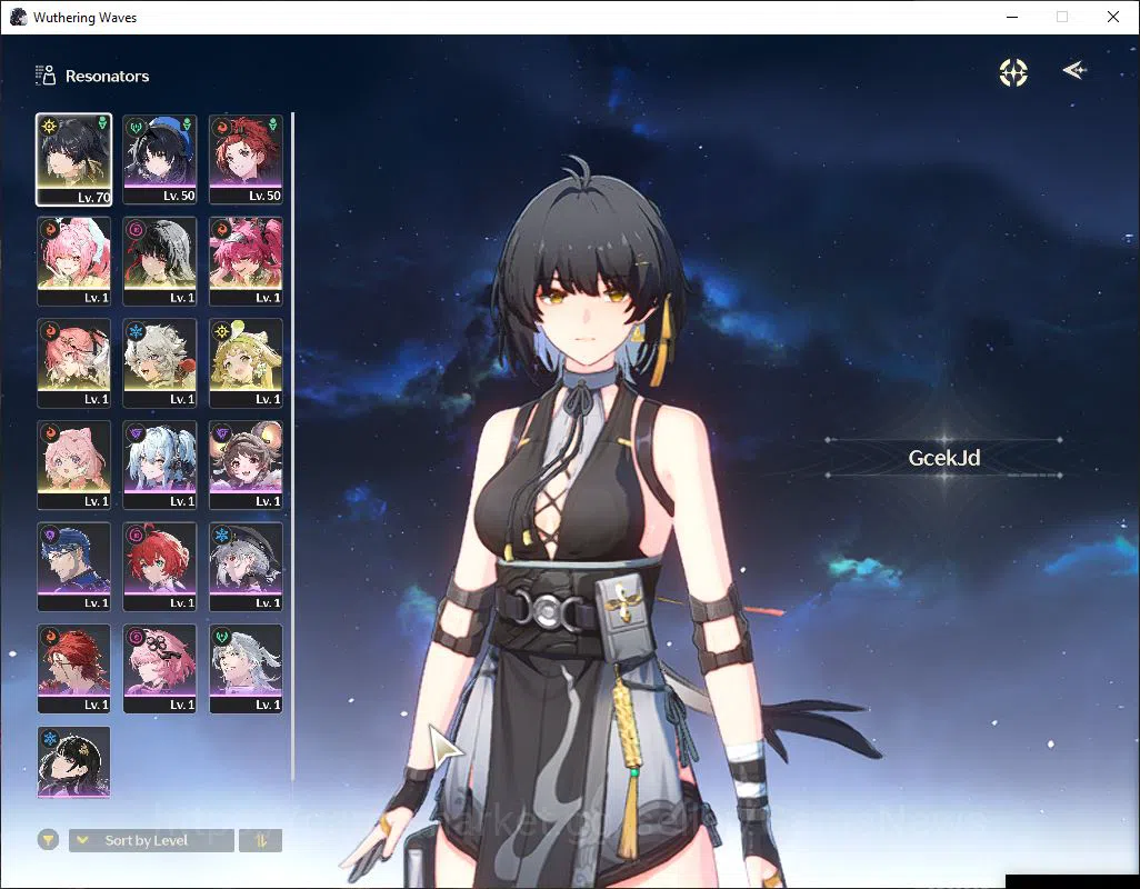 Wuthering Waves Accounts Mid-Game NA|UL 46|4 Limited| [Aemeath RC1,Chisa,Lupa,Changli]+Sign |DB Lv30|Female MC|Log 2