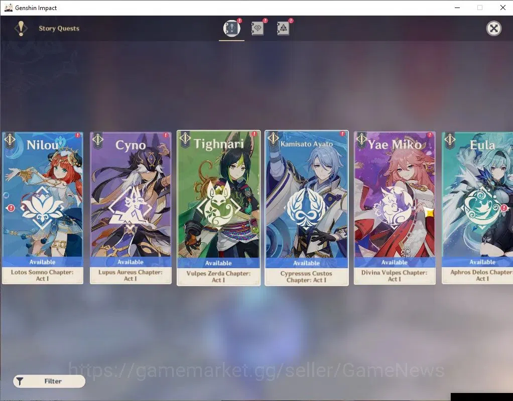 Genshin Impact Accounts Asia|AR57|7 Limit +8(*5Wep)|Clorinde+Sign,FurinaC6 image 18