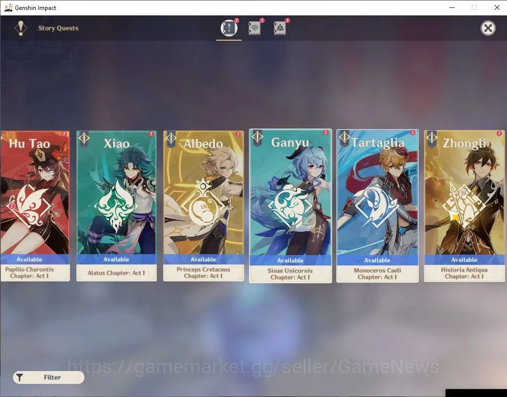 Genshin Impact Accounts Asia|AR57|7 Limit +8(*5Wep)|Clorinde+Sign,FurinaC6 image 19
