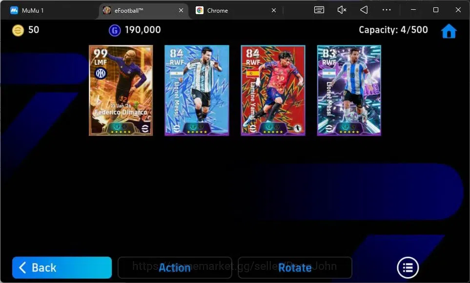 eFootball Accounts Mobile|PW 2641|Starter|Bigtime Dimarco|Shotime Mes image 3