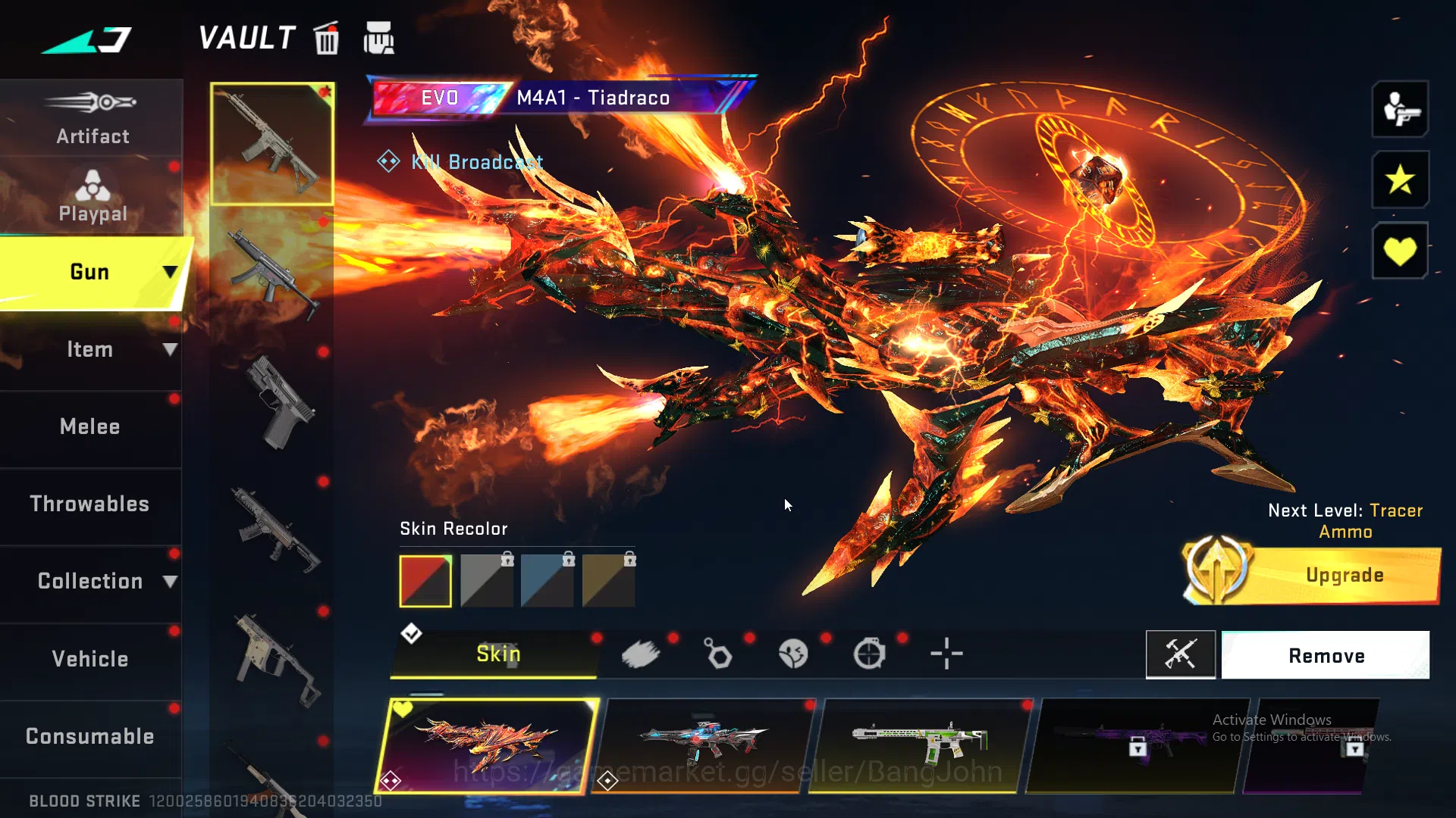 Blood Strike Accounts ASIA | 1 Evo + 6 Eternal | Evo M4, Eternal KAG (In image 14