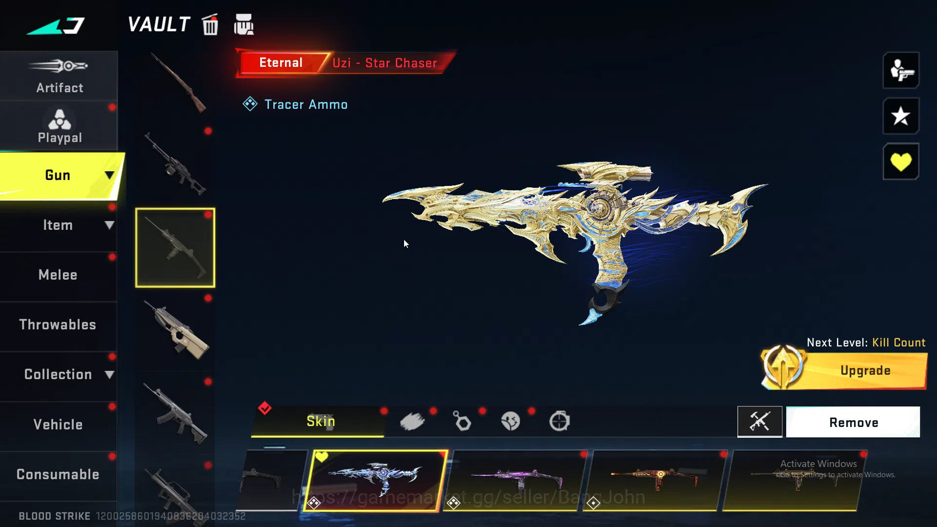 Blood Strike Accounts ASIA | 1 Evo + 6 Eternal | Evo M4, Eternal KAG (In image 6