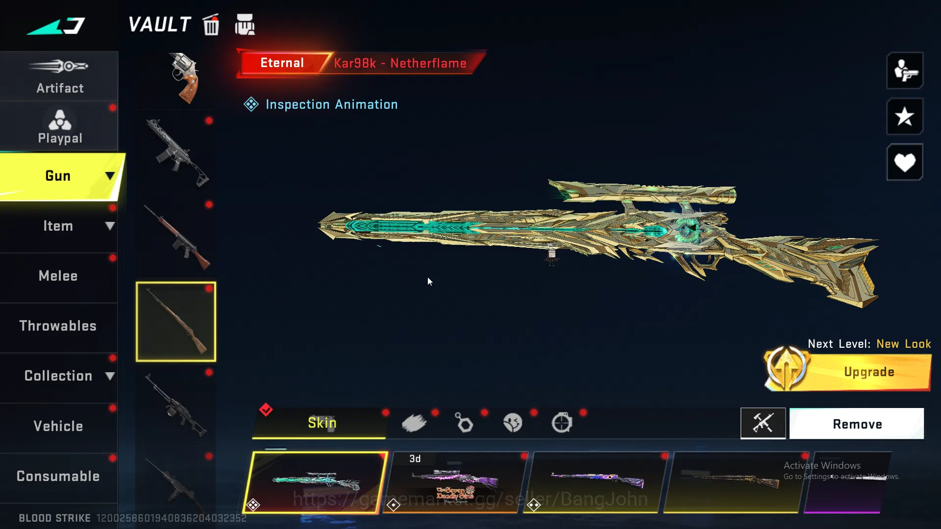 Blood Strike Accounts ASIA | 1 Evo + 6 Eternal | Evo M4, Eternal KAG (In image 7
