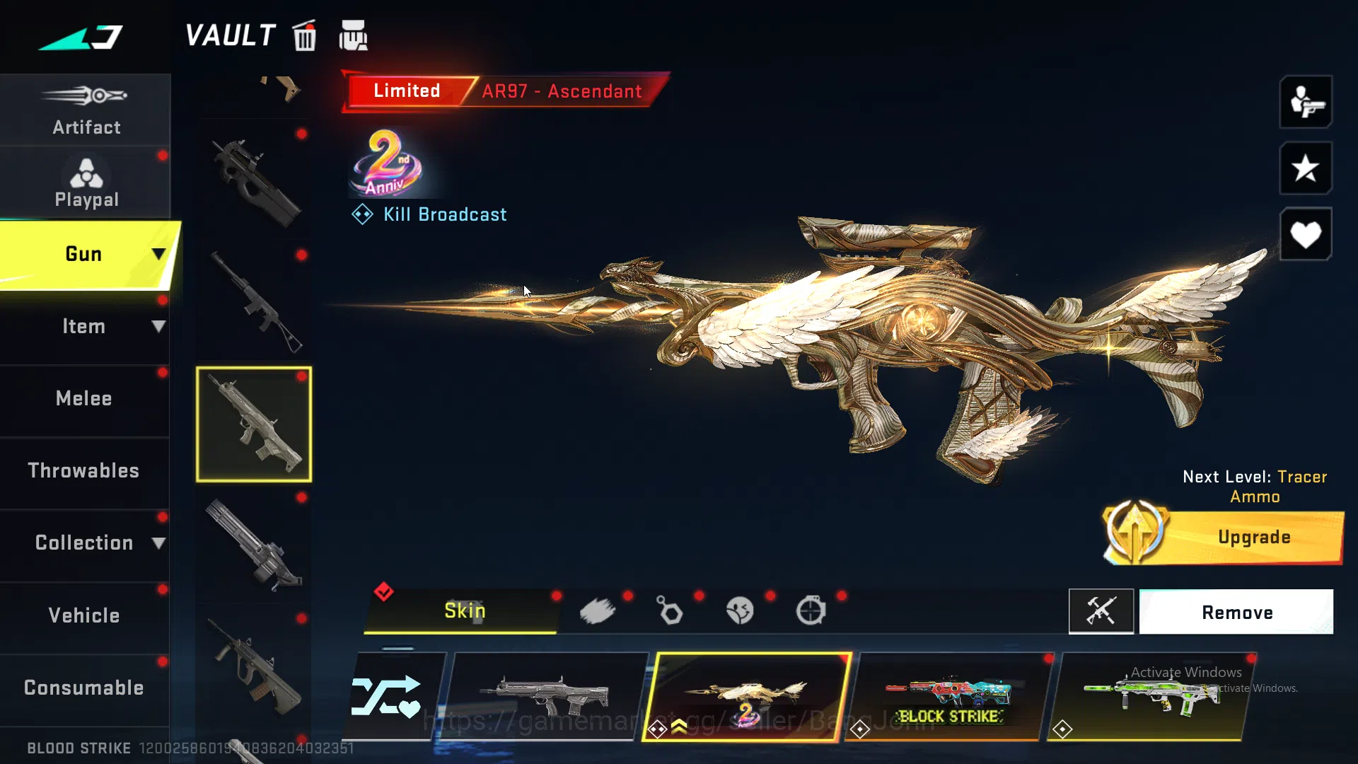 Blood Strike Accounts ASIA | 1 Evo + 6 Eternal | Evo M4, Eternal KAG (In image 9
