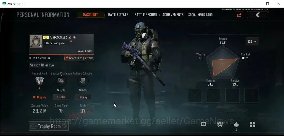 Arena Breakout Accounts MOBILE Lv30|SV 28,2M|CV 26M|Wayfarer Set|GM AK-12, image 2