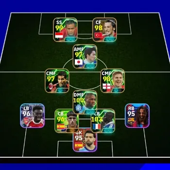 eFootball Accounts Legends & Iconic Players Android|PW2966|Lillan Thuram Epic,Yaya Toure Epic,Atep Epic,Ilhan Mansiz