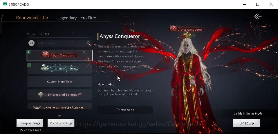 Where Winds Meet Accounts GLOBAL|Lv 83|GS 22K|Abyss Conqueror|Musical Grace+ image 2