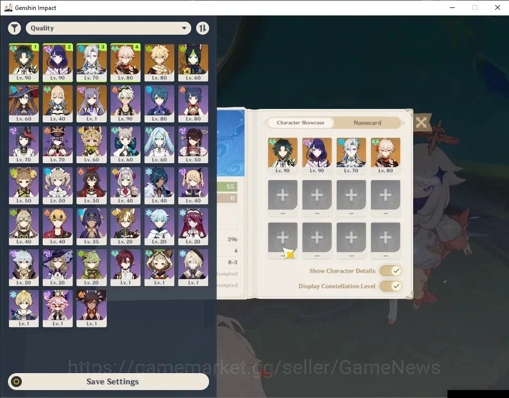 Genshin Impact Accounts Mid Game Asia|AR 55|4 Limited+2 (*5Weapon)|Neuvillette,Raiden,Kazuha,Xiao|Staff of Homa|1k Primo,3 1