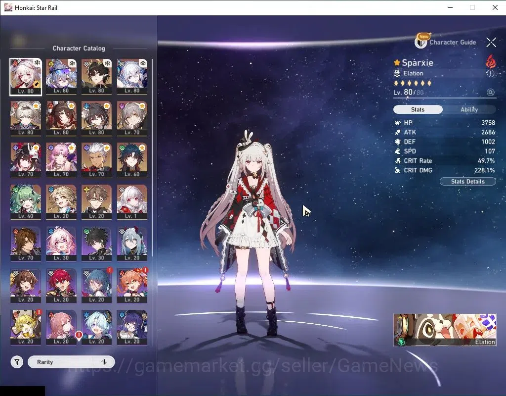 Honkai Star Rail Accounts Asia|TL 64|Premium Elation|12 Limited|Sparxie,Spar image 4
