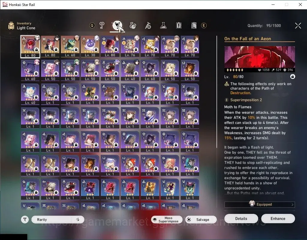 Honkai Star Rail Accounts Asia|TL 64|Premium Elation|12 Limited|Sparxie,Spar image 7