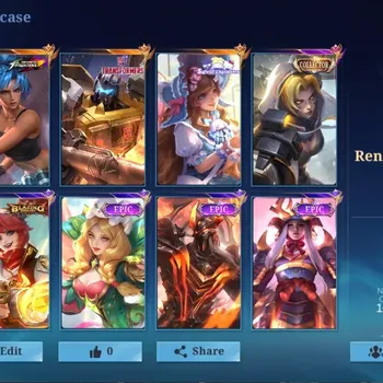 Mobile Legends: Bang Bang Accounts Collector Hero 133|Skins 292|Ex Glory 55|Sanrio Floryn,KOF Karina,TransF Roger,CC