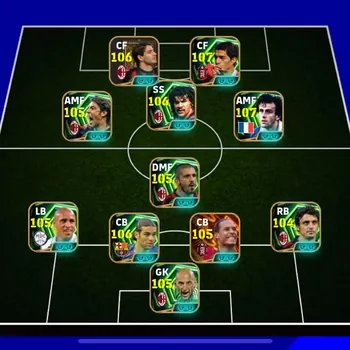eFootball Accounts Legends & Iconic Players EFOOTBALL COLECTIVE 3273+ | 4 MANAGER BOOSTER,FULL CARD AC MILAN,GG SQUAD,READY