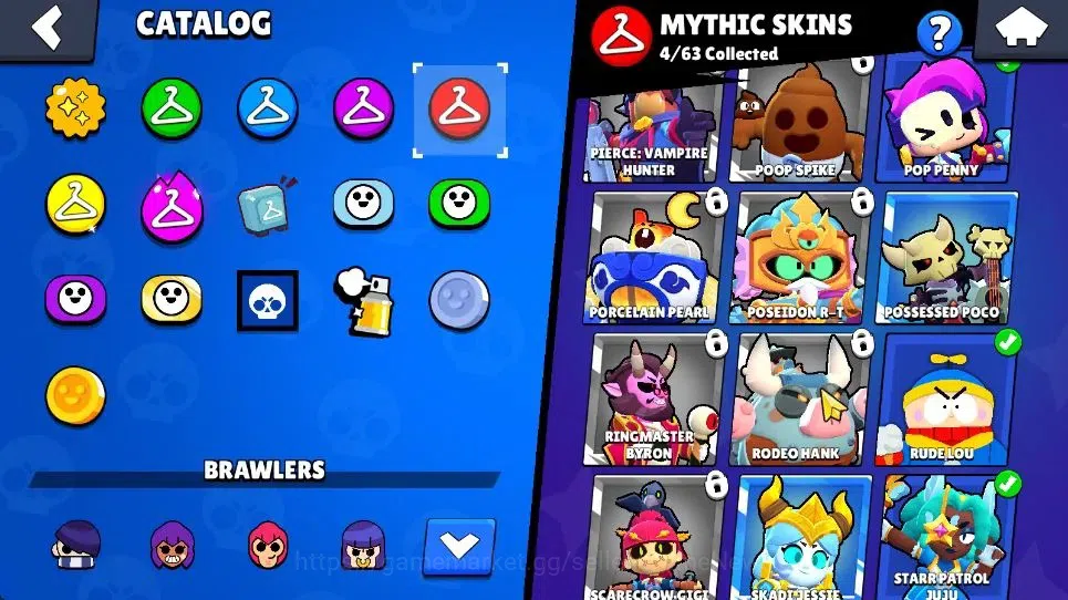 Brawl Stars Accounts 4251 Trophy|33 Brawlers 3 Max|4Legend [Mortis,Dami image 16