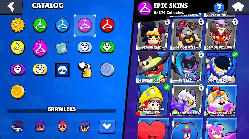 Brawl Stars Accounts 4251 Trophy|33 Brawlers 3 Max|4Legend [Mortis,Dami image 18