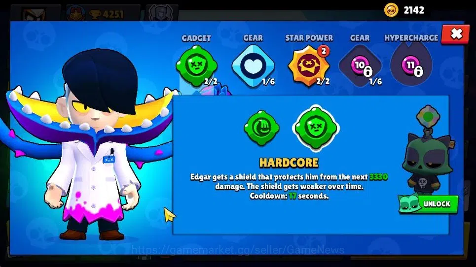 Brawl Stars Accounts 4251 Trophy|33 Brawlers 3 Max|4Legend [Mortis,Dami image 2