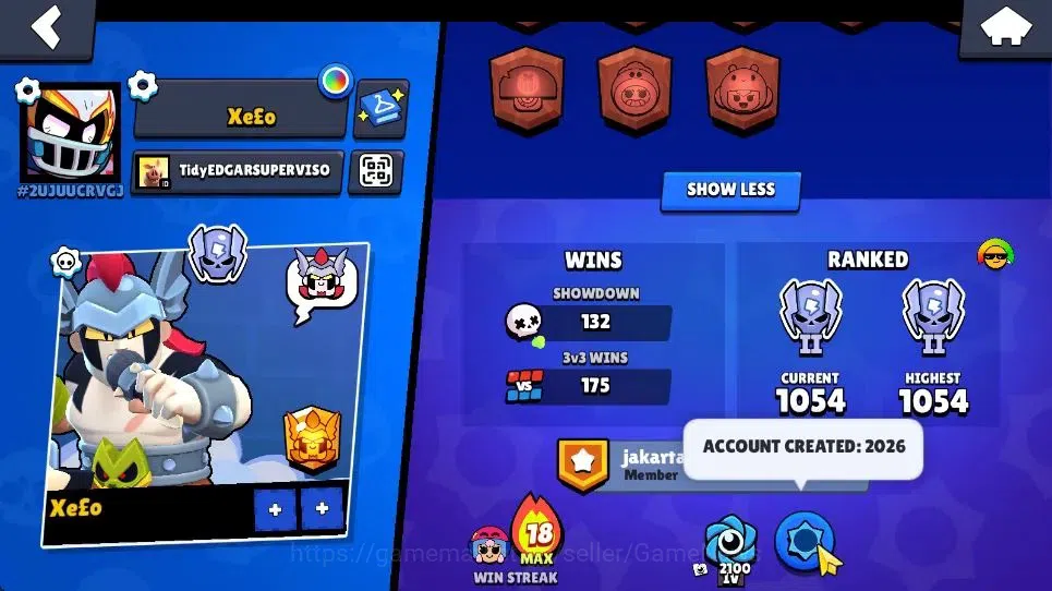 Brawl Stars Accounts 4251 Trophy|33 Brawlers 3 Max|4Legend [Mortis,Dami image 5