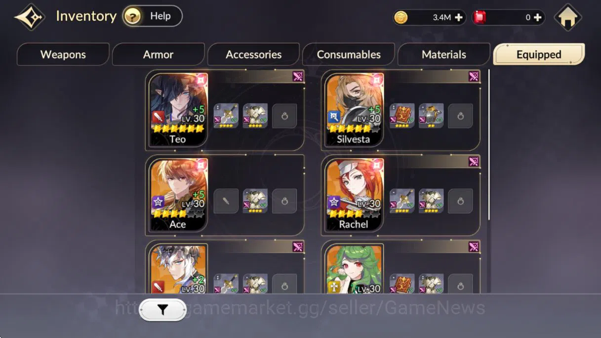 Seven Knights Re:Birth Accounts [Re;BIRTH] Global |7 Legendary (Teo,Silvesta,Ace,R image 4