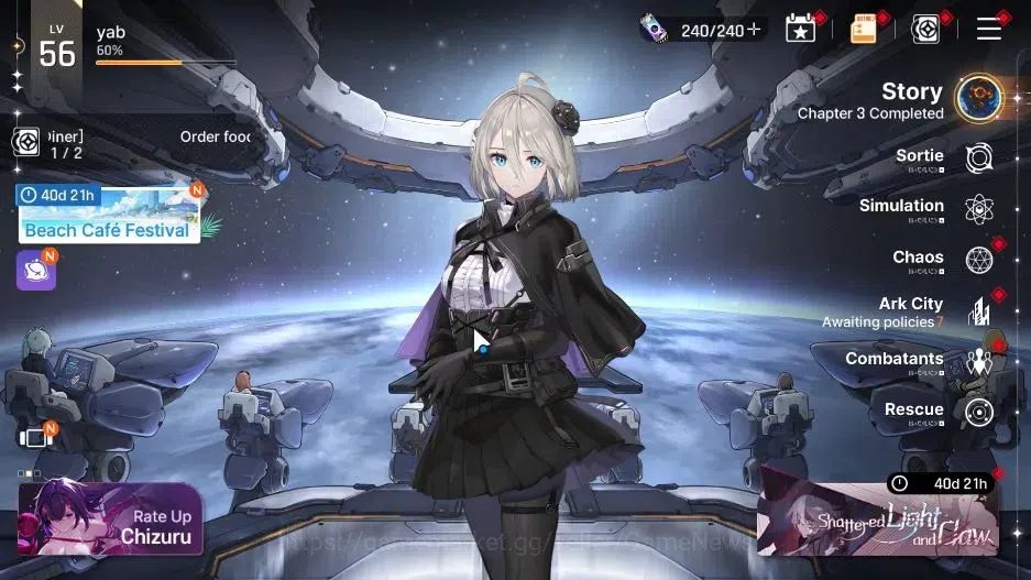 Chaos Zero Nightmare Accounts ASIA Lv 56| 9 SSR [ArabelleM5,Hilde,Fei,Rita,YukiM2,Rin,Veronica,Magna,Mei 1