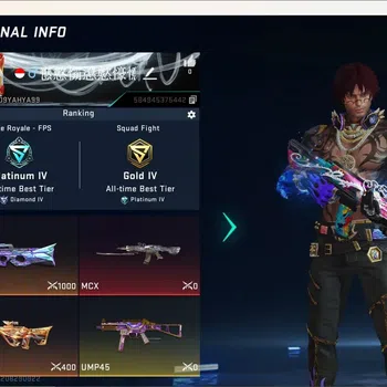 Blood Strike Accounts Collab Skin ASIA|Collab Gun:MCX-TheWorstFuture|2 Ultra Gun|6 Legendary Gun|2 Ultra